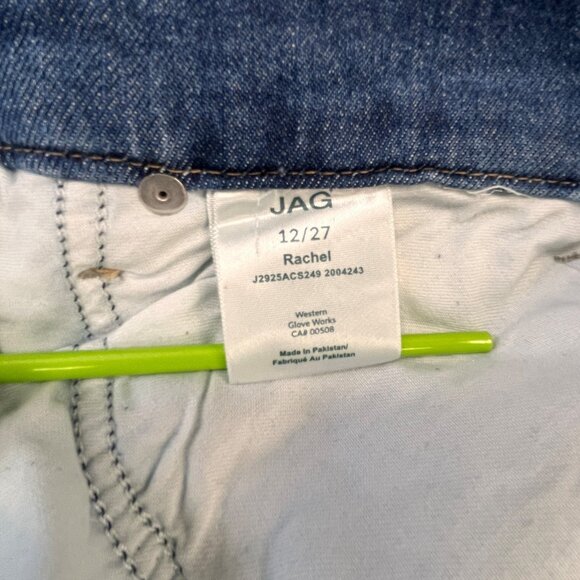 JAG Rachel Jeans Size 12/27 Medium Wash High Rise Loose Leg Slim Fit Denim - Picture 11 of 12